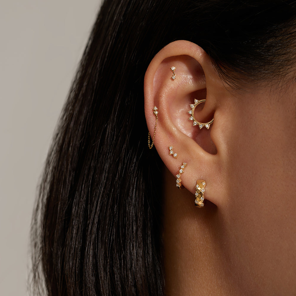 EMBER | 14k Gold Lab-Grown Diamond Stud