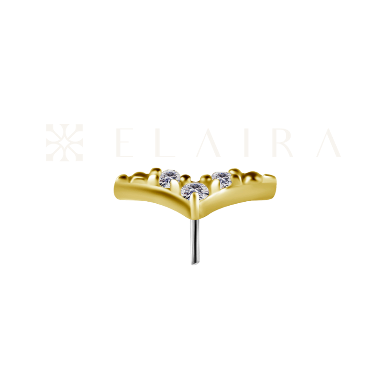 18k Solid Gold Wings