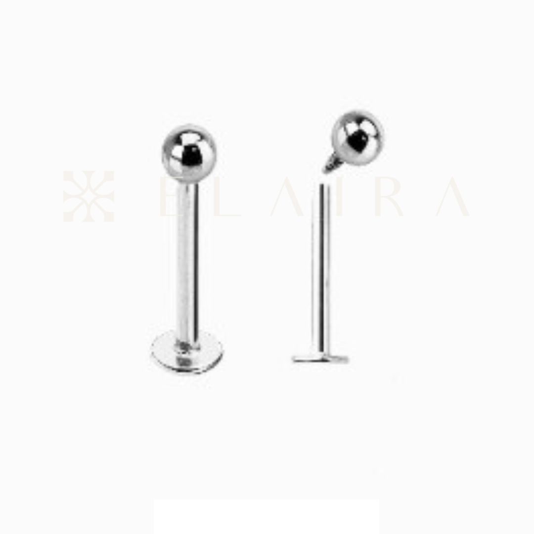 ELAIRA High Polished Titanium Classic Bead Flatback