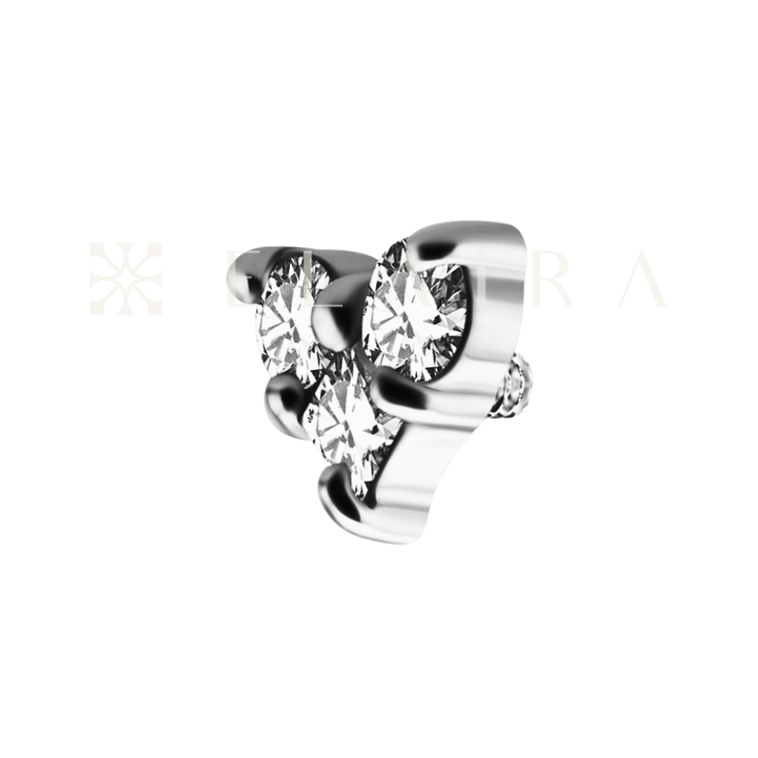 ELAIRA Missy Heart in Silver Colour