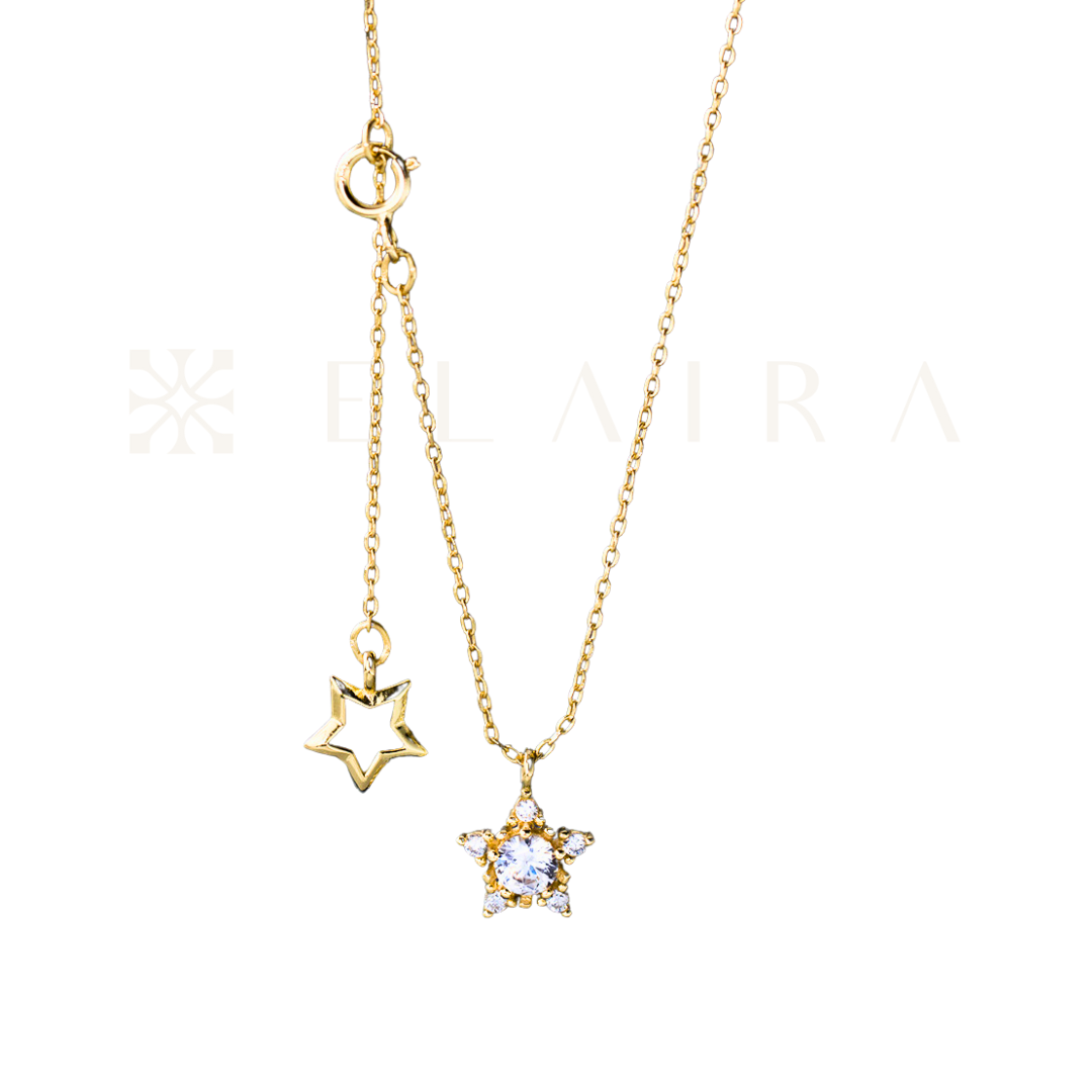 Elaira Star Necklace 925 Sterling Silver