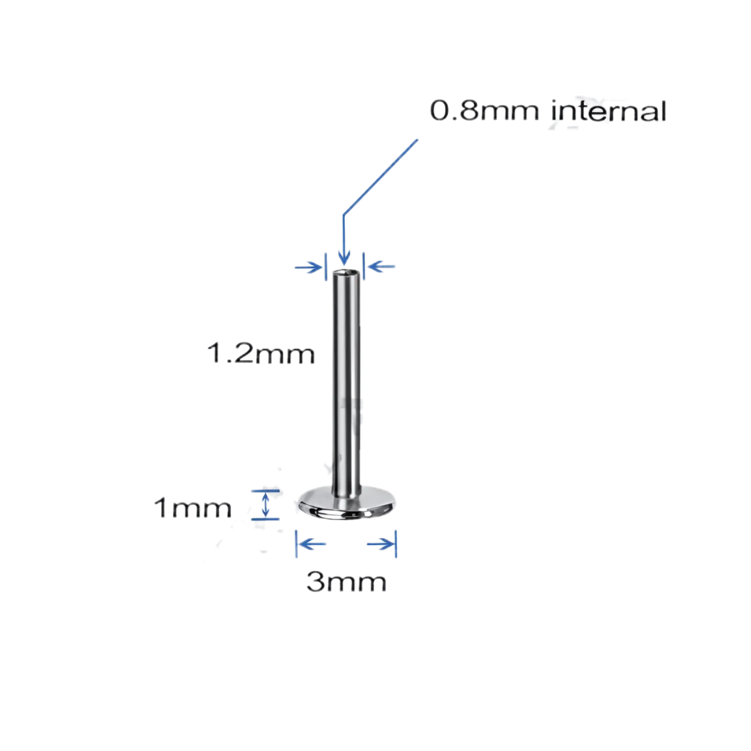 Elaira Titanium 0.8mm Internally Threaded Post