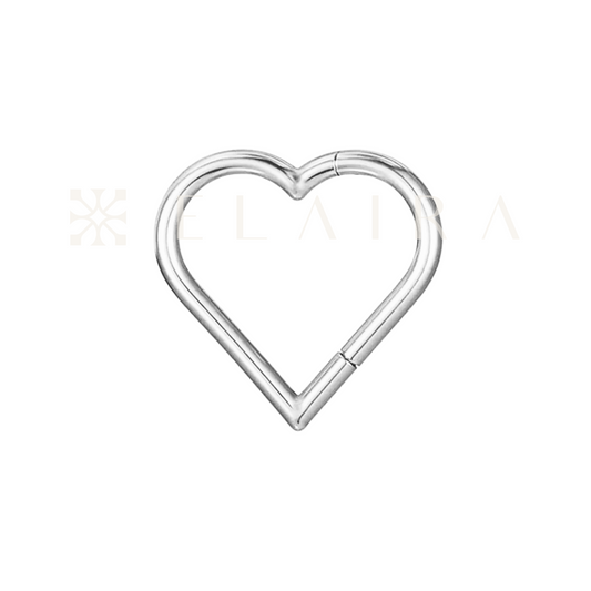 Elaira Titanium Heart Shape Clicker