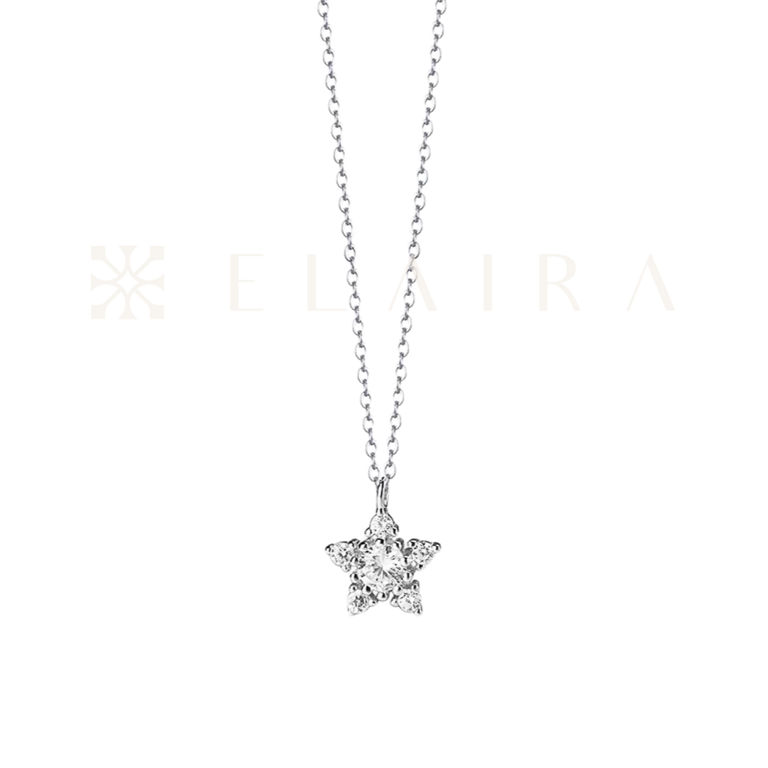 Elaira Star Necklace 925 Sterling Silver
