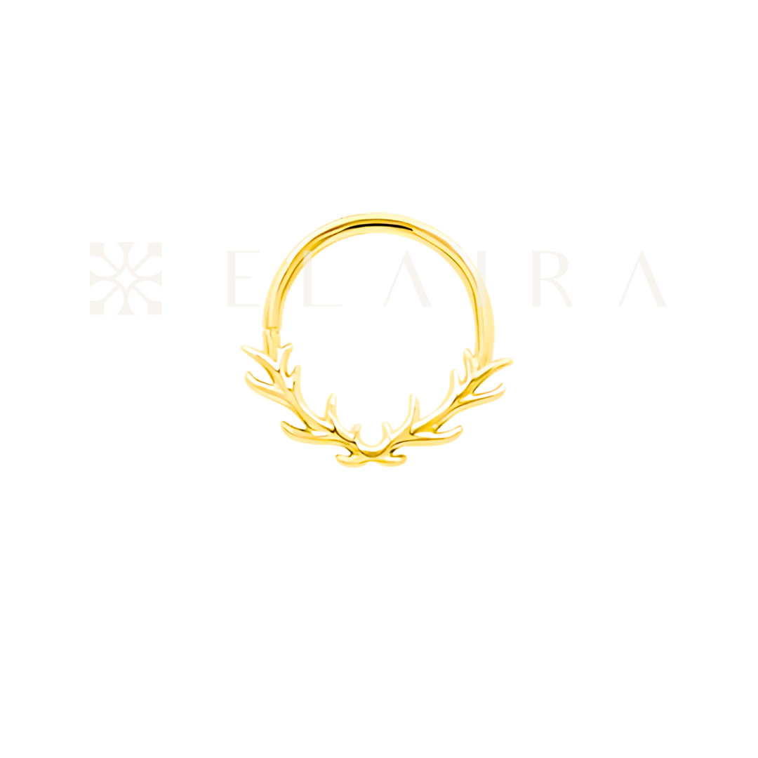 Junipurr 14k Gold Seam Ring Raven