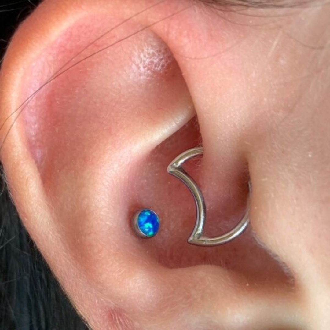 Elaira Titanium Moon Cresent Clicker