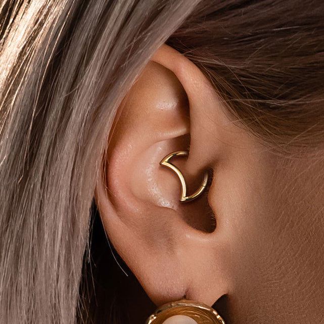 Elaira Titanium Moon Half Eternity Clicker