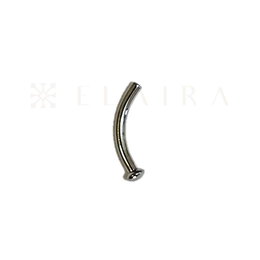 Titanium Floating Belly Ring Internally Threaded Shaft Only