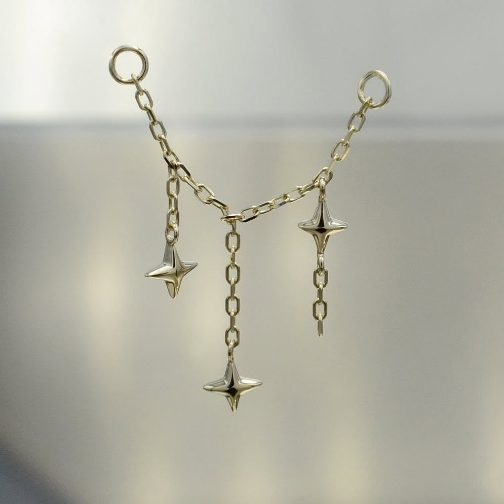 14k Solid Gold Orion Chain