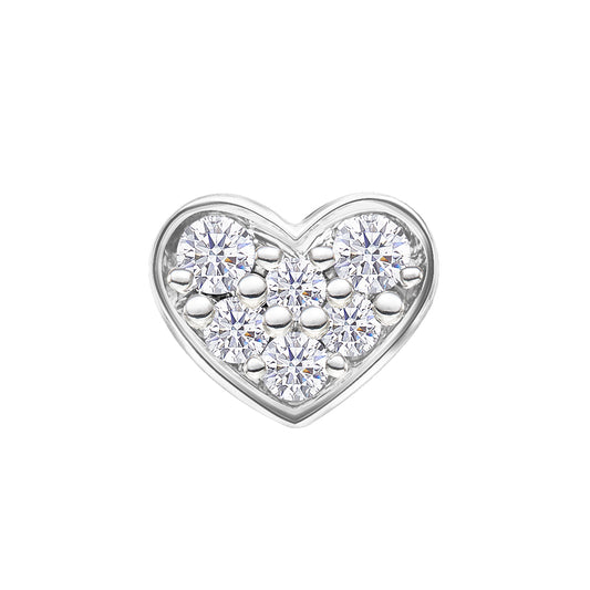 FB18LDDMRG21 TLD Heart Pavé