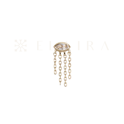 Misty Dew • 14K Solid Yellow Gold Topaz