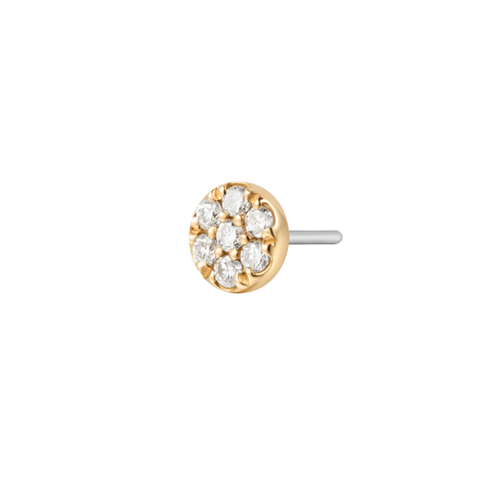 HARLEE | Pave Lab Grown Diamond Stud