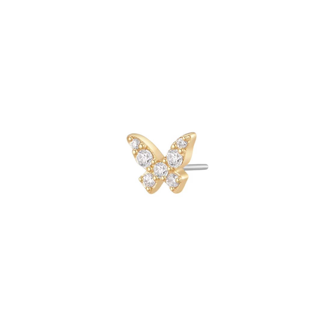 14k Solid Gold BELLATRIX | Butterfly