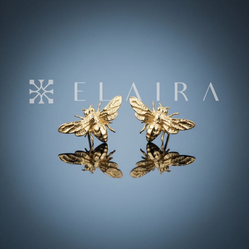 18k Gold Honey Bee