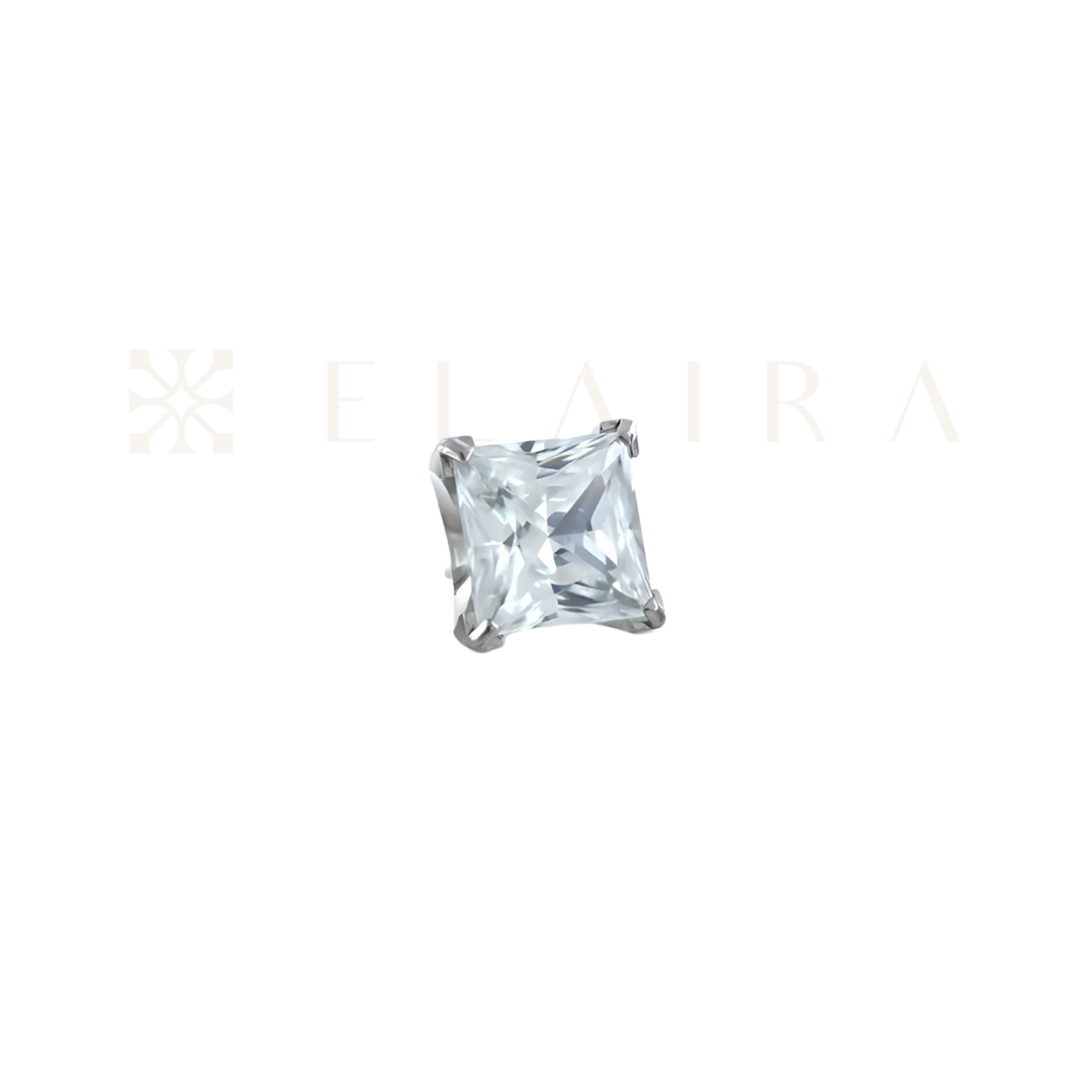 Neometal Princess Cut Threadless Push Pin