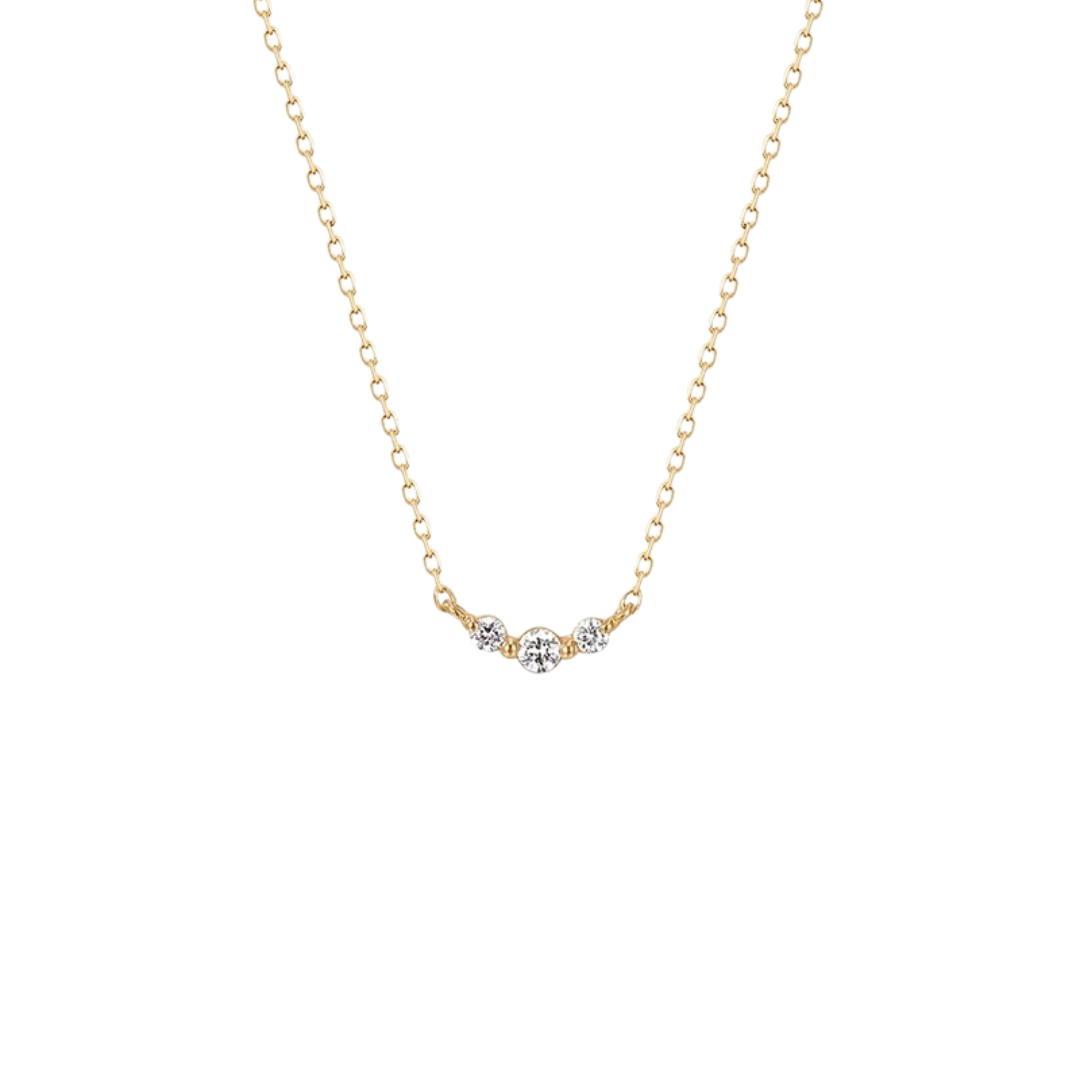 Triple Diamond Necklace
