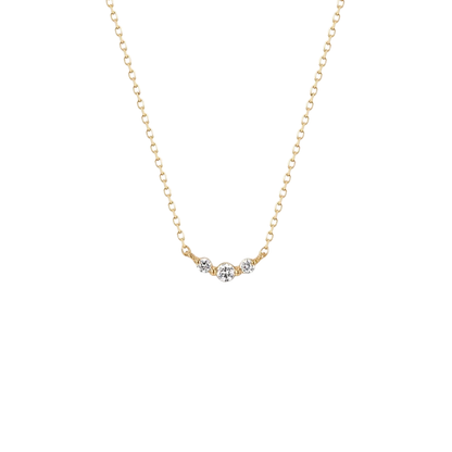 Triple Diamond Necklace