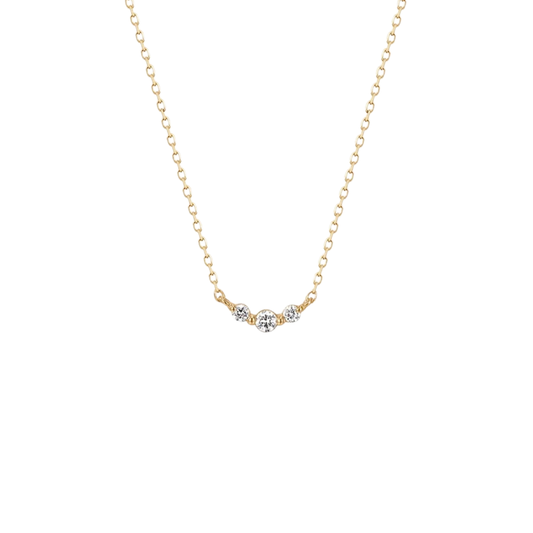 Triple Diamond Necklace