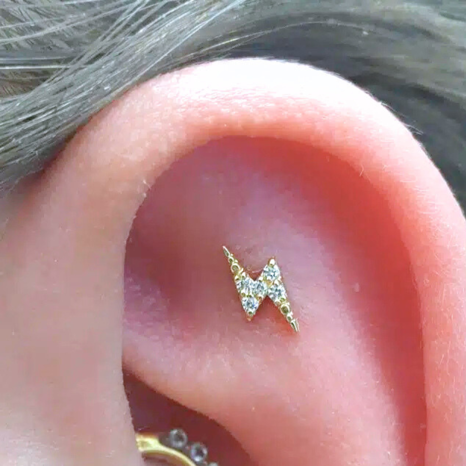 ELAIRA 18k Gold Thunder Premium Zirconia