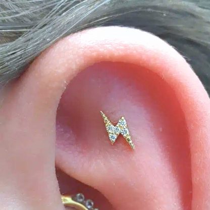 ELAIRA 18k Gold Thunder Premium Zirconia