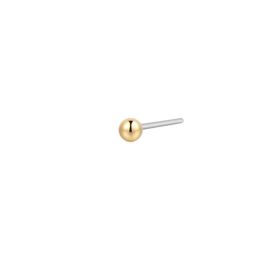 14k Solid Gold SPHERE | Round 2mm