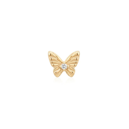 14k Solid Gold MARIPOSA | Accent Butterfly