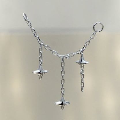 Modern Mood 14k Solid White Gold Orion Chain