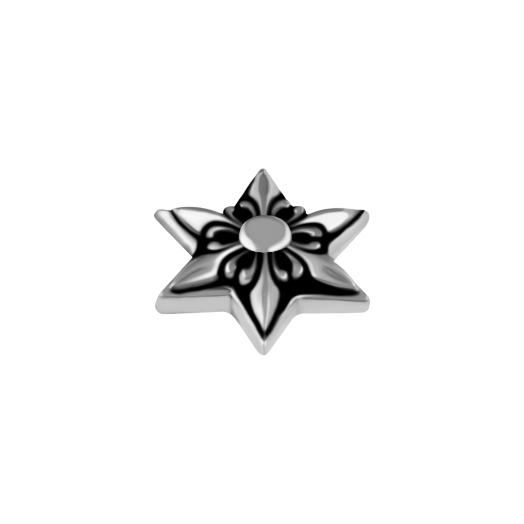 Platinum 950 Hexagram