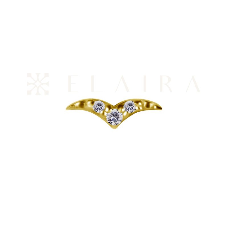 18k Solid Gold Wings