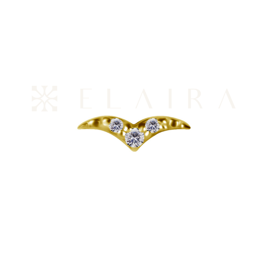18k Solid Gold Wings
