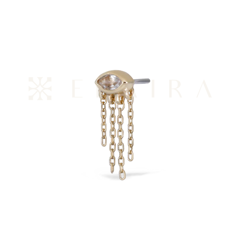 Misty Dew • 14K Solid Yellow Gold Topaz
