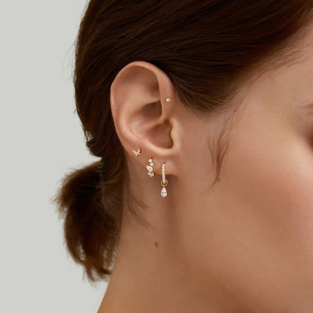 14k Solid Gold BELLATRIX | Butterfly
