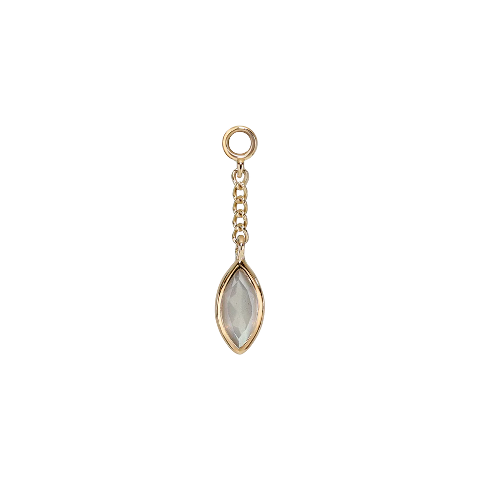 Aris • Marquise Gemstone Chain Charm