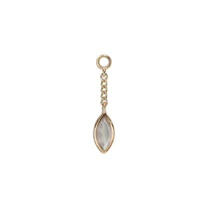 Aris • Marquise Gemstone Chain Charm