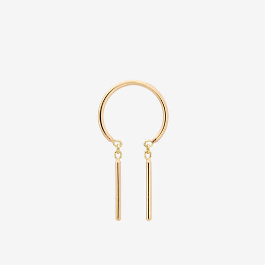 14k Solid Gold Baby Chime