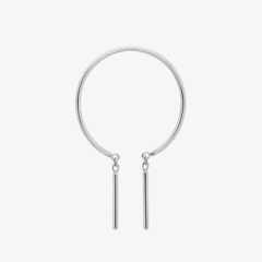 Sterling Silver Chime Hoops