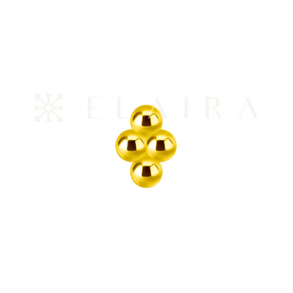 ELAIRA 18k Gold 4 Beads