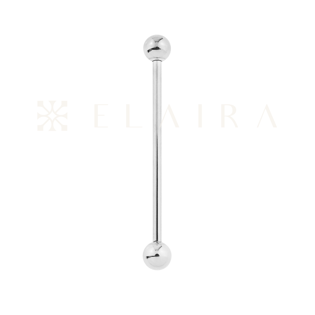 ELAIRA Classic Titanium Long Barbell