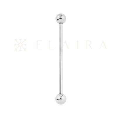 ELAIRA Classic Titanium Long Barbell