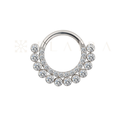 ELAIRA Double Eternity Front Facing Clicker for Septum, Daith