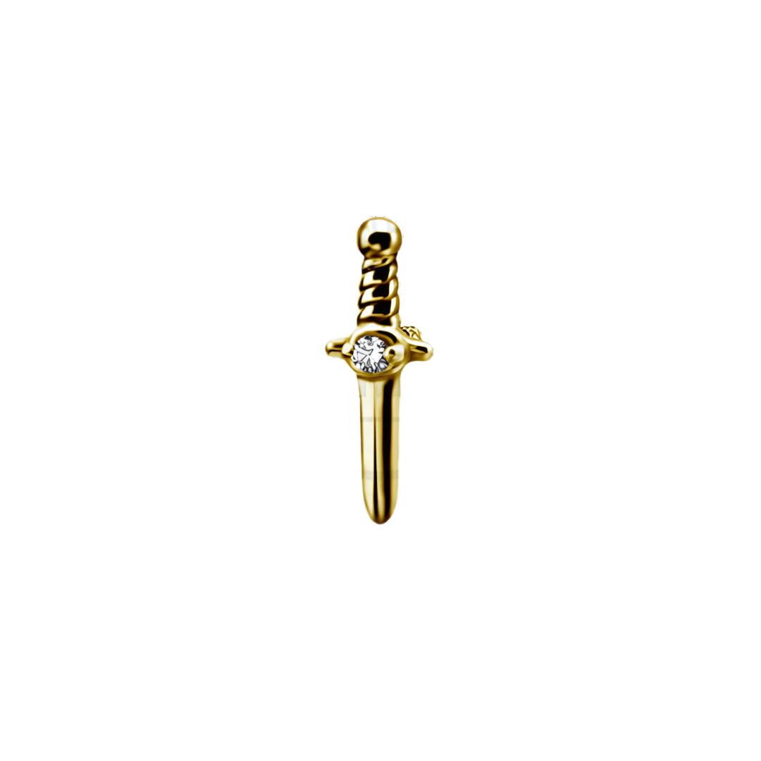 Elaira Dagger in 24k Gold PVD