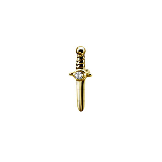 Elaira Dagger in 24k Gold PVD