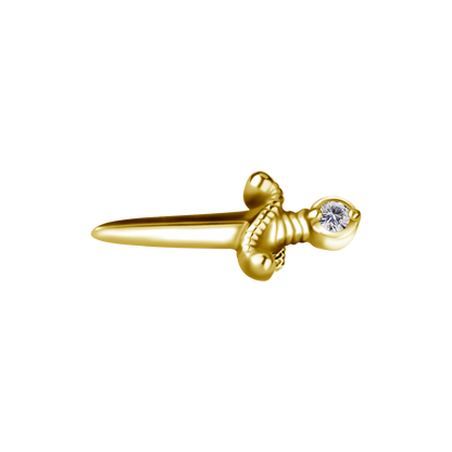 Elaira David's Sword in 18K Gold PVD