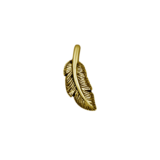 Elaira Fallen Leaf in 24k Gold PVD