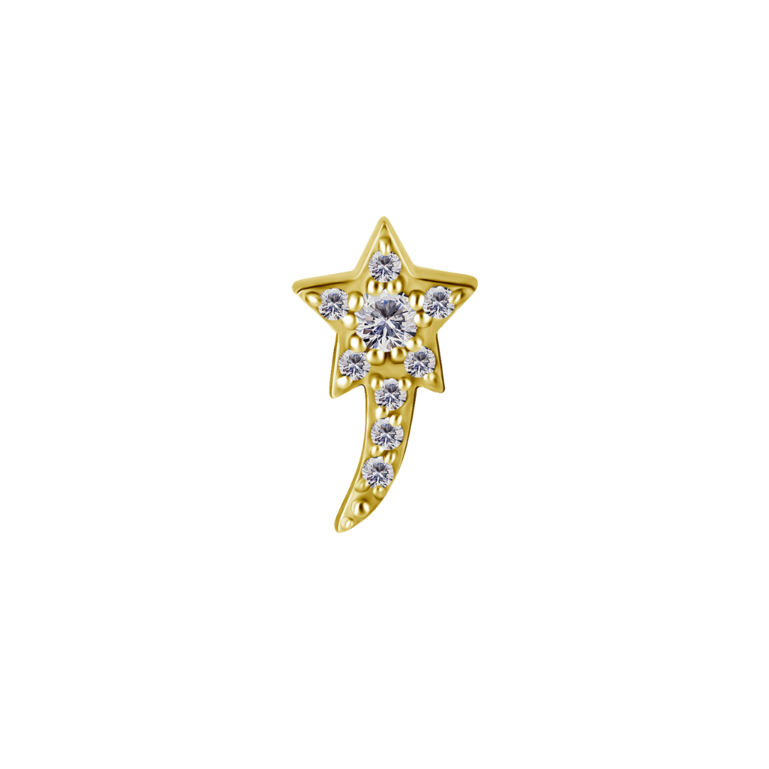 Elaira Shooting Star in 18k Gold PVD