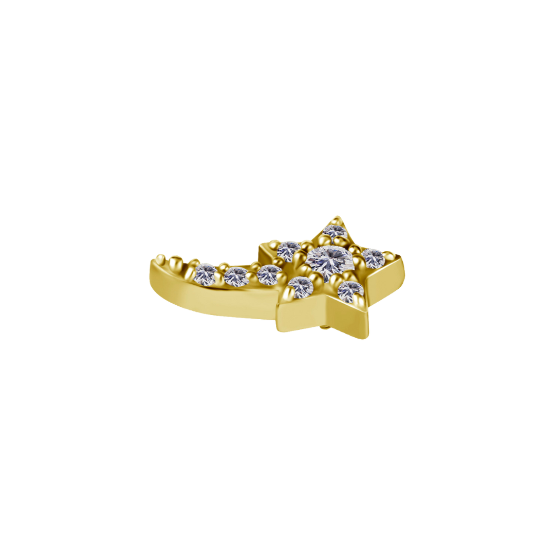 Elaira Shooting Star in 18k Gold PVD