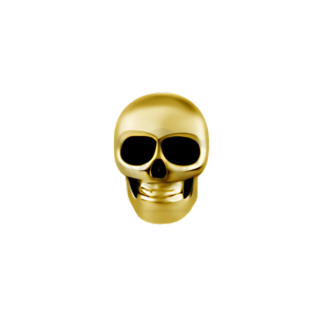 Elaira Skully in 24k Gold PVD