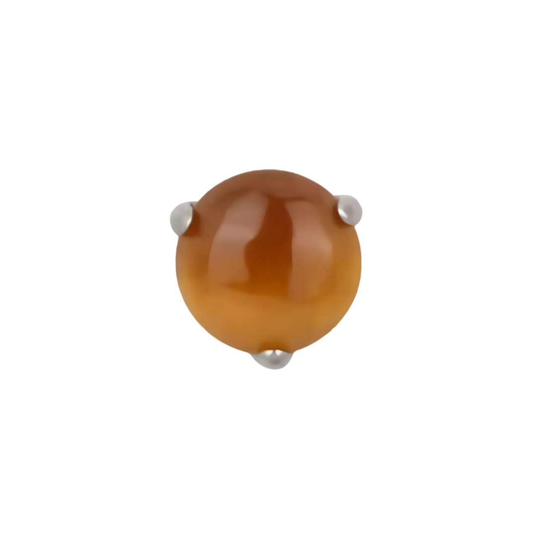 Elaira Cabochon Stone Stud