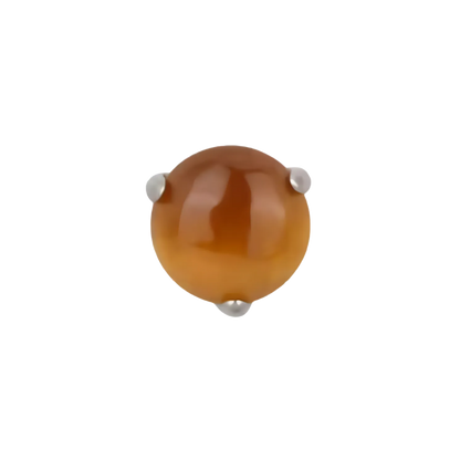 Elaira Cabochon Stone Stud