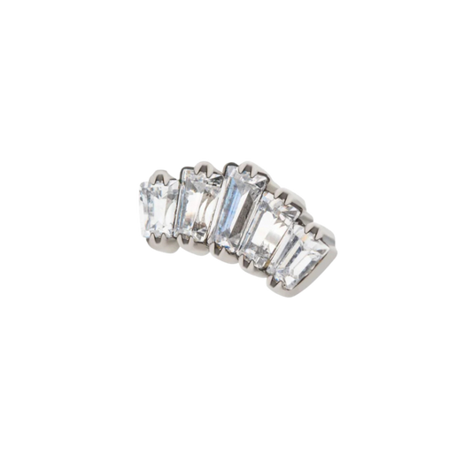 Elaira Titanium Trapezoid Stud